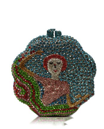 Ballerina Diamond Hand-held Rhinestone Dinner Bag