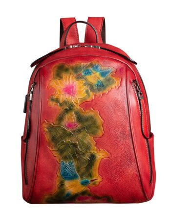 Large Capacity Three Dimensional Embossed Vintage Shoulder Bag