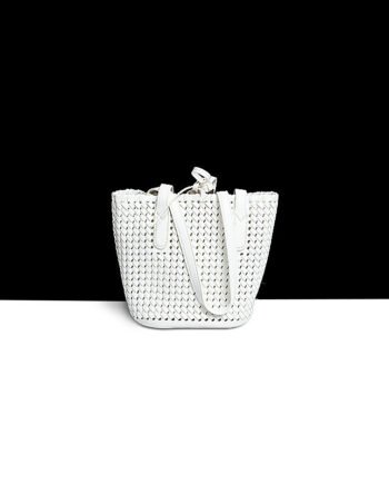 Niche Design Woven Cutout Tote Bag