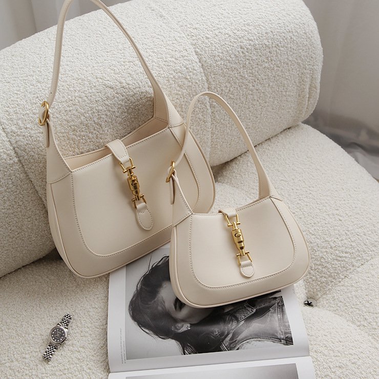 First Layer Cowhide Underarm Bag Shoulder Bag Women''s Bag