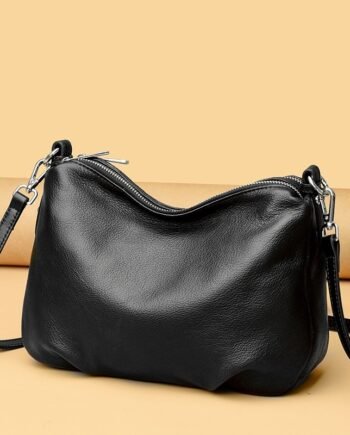 Genuine Leather Women's Bag Large Capacity First Layer Leather One-shoulder Crossbody Bag