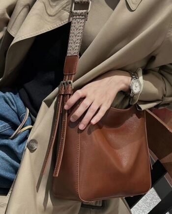 Women's Large-capacity Leather Shoulder Messenger Bag