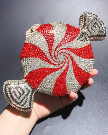 Women's Diamond Candy Shape Crystal Diamond Clutch
